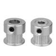 thumbnail image 2 of 2pcs 5 / 8mm Bore Pitch 2mm Impresora 3D Polea de correa de distribución de material acero inoxidable Zulema 2GT Polea de la correa de distribución, 2 of 8