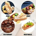 thumbnail image 3 of [Hotiary] Woven Basket Bread Tray,Poly-Wicker Bread Basket,Long Woven Tabletop Food Serving Basket,Fruit Cosmetic Storage Basket,Bathroom Storage Kitchen Organizer,1pcs,14.17"*5.51"*3.15", 3 of 6