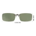 thumbnail image 2 of Gafas de sol con clip Gafas de sol polarizadas sin marco Gafas de sol con clip Reemplazo de lentes, 2 of 5