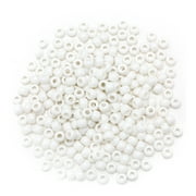 DIY Glass 40g White 6/0 E-Bead, 400+ Pieces