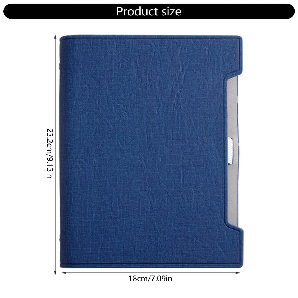 Giaone Hardcover Notebook 192 Pages Lined Refillable 6 Rings Covers