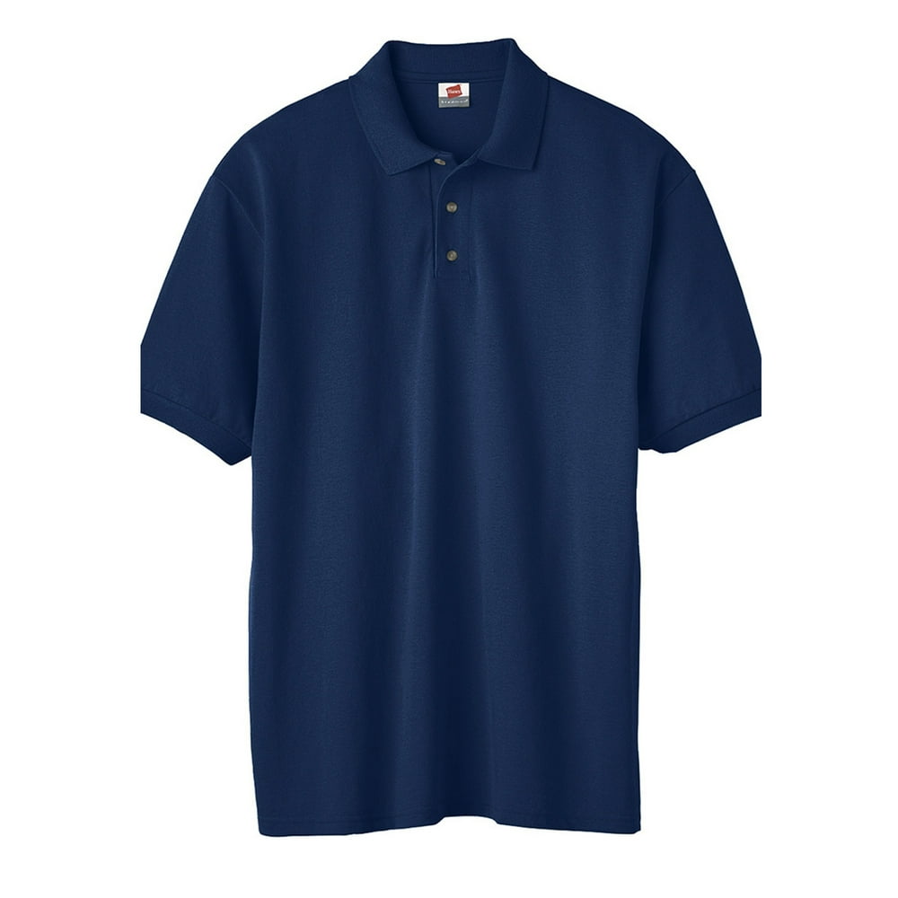 Hanes - Hanes Adult Preshrunk Comfort Uniform Pique Polo Shirt, Style ...