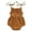 Coffee, variant on Baby Girls Sleeveless Solid Romper Sling Backless Jumpsuit Outfits Outfits for Baby Girl Girls Jumpsuits and Rompers 7-16 Girl Preemie Dresses 9 Months Baby Girl Dress 2t Summer Girl Clothes