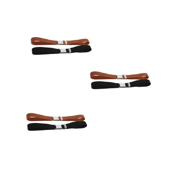 WORGEOUS 6 pcs Adjustable Elastic Belts For Kids Boys And Girls Belts For Toddlers And Youth For Jeans And Everyday Use