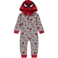 thumbnail image 1 of Marvel Spider-Man Têtes et Texte Combinaison à Capuche-6-9 Mois, 1 of 2