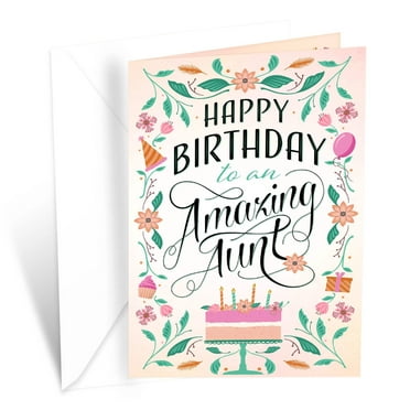 Happy Birthday Card For Aunt