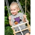 thumbnail image 2 of Cute Spookitty And Pumpkin T-Shirt Toddler -Image by Shutterstock,  3 Toddler, 2 of 4