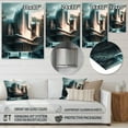 thumbnail image 4 of Designart "Architectural Brilliance Futuristic III" Futuristic Architecture Metal Wall Art Prints, 4 of 5