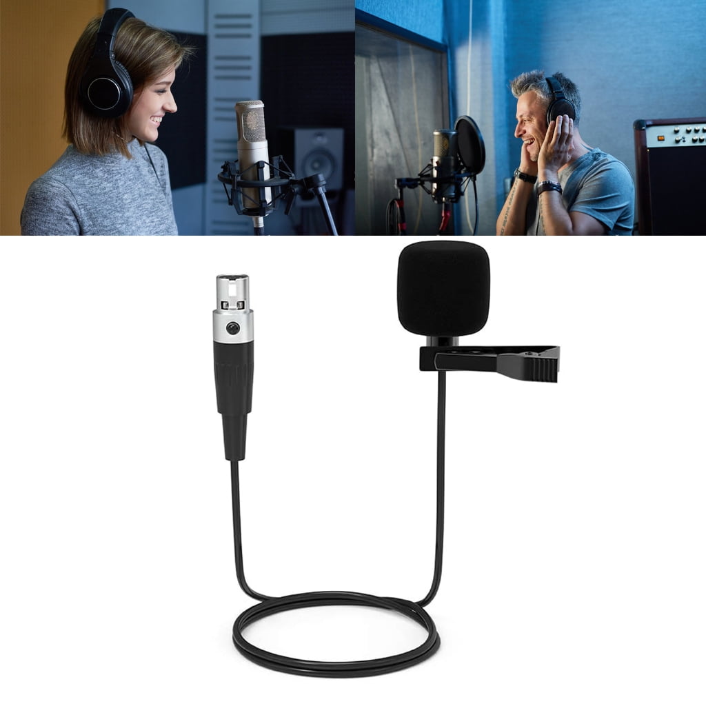 Zeiwohndc Clip on Microphone for Streaming and Recording Lapel Mic with Noise Reduction