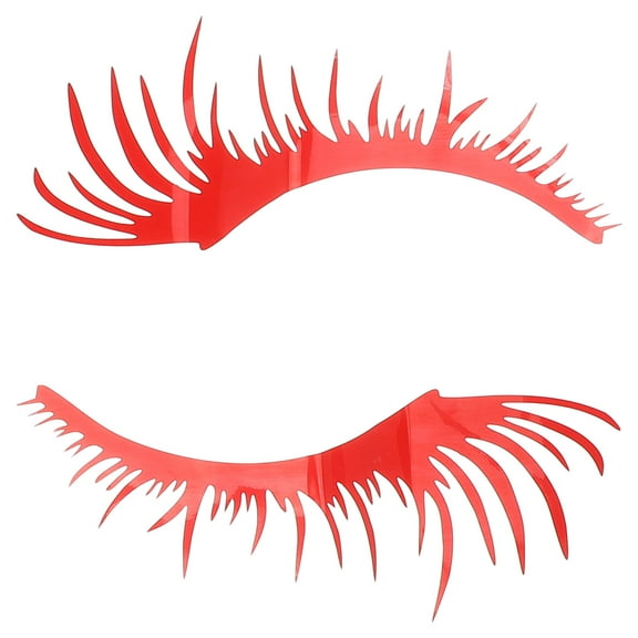 1 Pair Car Headlight Eyelashes Stickers Universal Car Lamp Cover Self Adhesive Stripe Decal Decoration for Truck Headlamp Headlight