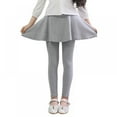 thumbnail image 5 of Gyratedream Girls Leggings with Skirt Warm Kids Leggings Tutu Pants Footless Stretchy Tights 3-11 Years, 5 of 6