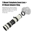 thumbnail image 7 of GoolRC Camera MF Super Telephoto Zoom Lens F/8.3-16 420-800mm T Mount with Adapter Ring Universal 1/4 Thread Replacement for EF-Mount Cameras 80D 77D 70D 60D 60Da 50D 7D 6D 5D T7i T7s T6s, 7 of 7