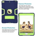 thumbnail image 3 of FIEWESEY For New iPad 10.2 inch 9th/8th/7th Generation Case, Hybrid Heavy Duty Rugged Shockproof Protective With Kickstand for Apple iPad 10.2 inch 7th/8th/9th Gen 2019/2020/2021 Released(Navy/Green), 3 of 6