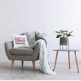 thumbnail image 4 of Stupell Industries Always Be Fearless Original Phrase Printed Throw Pillow Design by lulusimonSTUDIO, 4 of 6