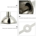thumbnail image 4 of Miangastore A Set Stainless Steel Sausage Making Tools Meat Grinder Accessories Parts, 4 of 9