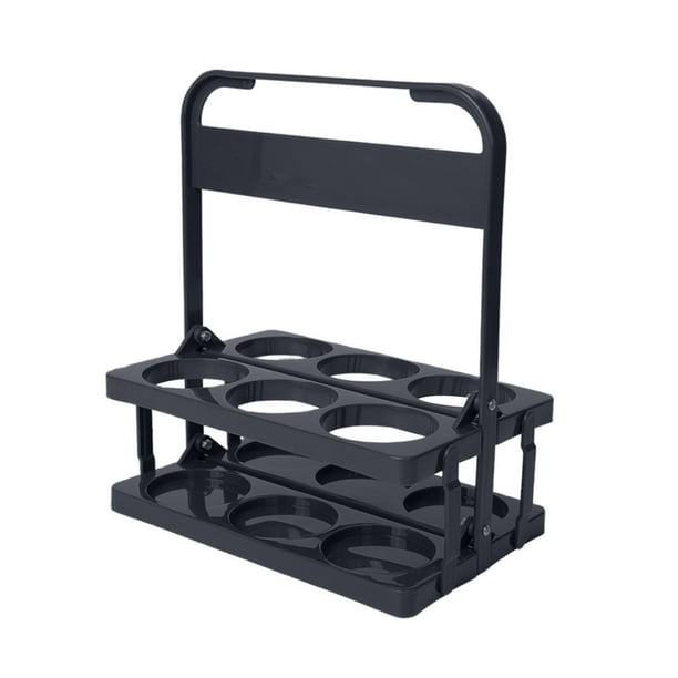 Yhmxh Organizadores y almacenamiento Portavasos plegable de plástico para seis cervezas. Portavasos plegable para bebidas. Almacenamiento de ducha almacenamiento de cocina Almacenamiento de juguetes