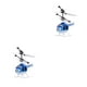 thumbnail image 1 of Vogacara Helicóptero de dibujos animados para niños, avión de Control remoto de plástico ABS para interiores y exteriores, avión de apagado Azul 2piezas Vogacara CBP036139, 1 of 5