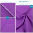thumbnail image 3 of 2 Pack Microfiber Pillow Cases, 1800 Super Soft Pillowcases with Envelope Closure, Wrinkle, Fade and Stain Resistant Pillow Covers 20" x 26" Purple, 3 of 7