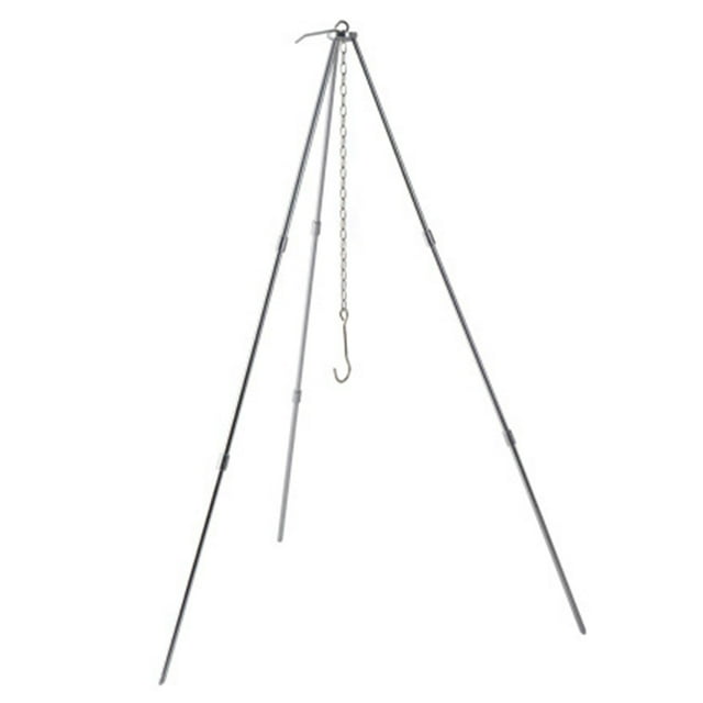 Trípode para fogata, trípode para cocinar, fogata plegable, trípode para fogata para acampar, trípode para fogata al aire libre, resistente y resistente