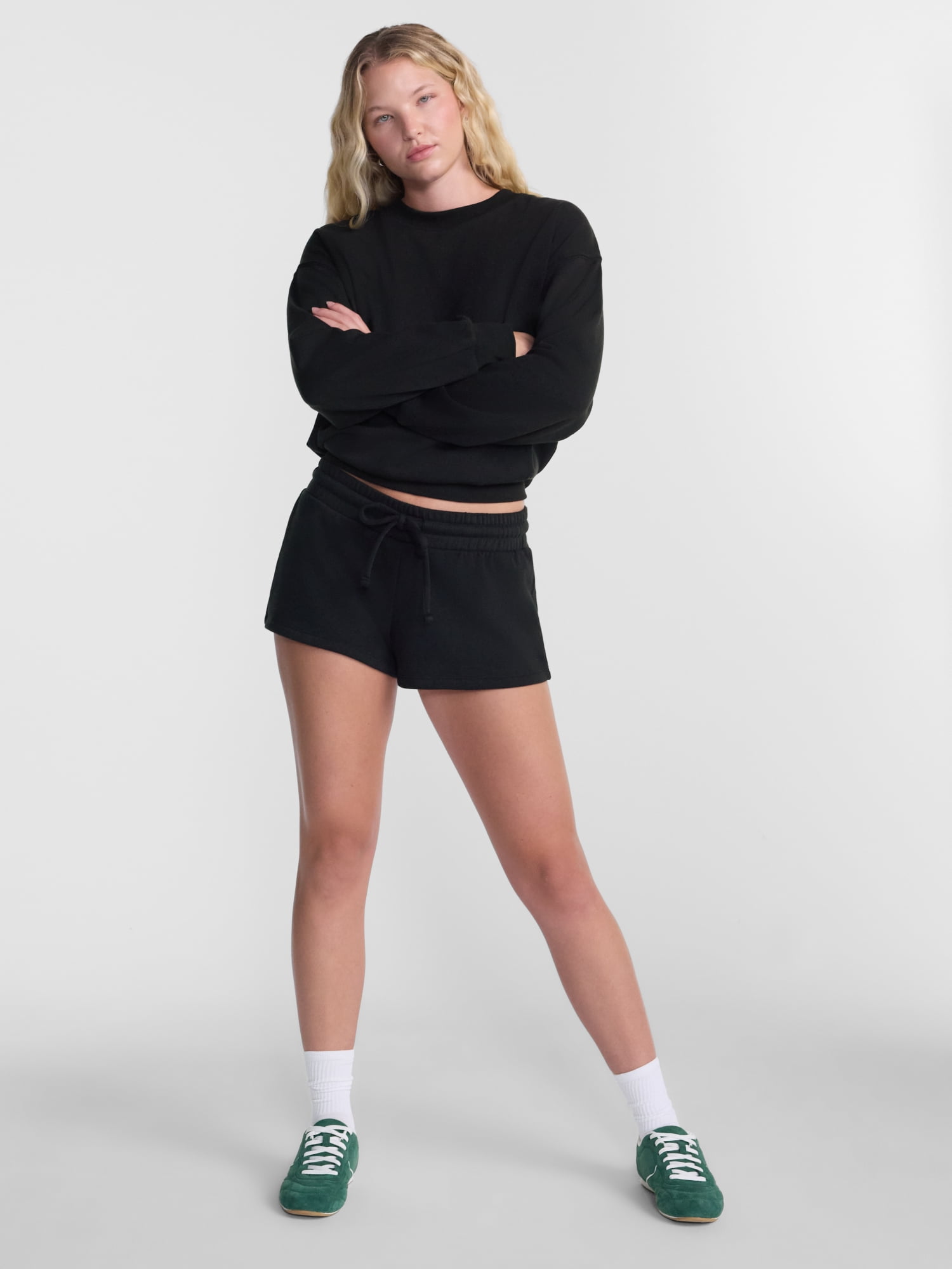 No Boundaries Soft Sleepwear Shorts, 2.5'' Inseam, Women’s and Women’s Plus XXS-3X
