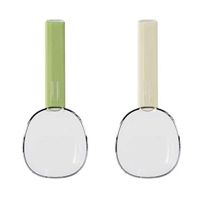 2 cucharas medidoras multifuncionales for arroz, cereales y granos.