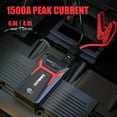 thumbnail image 2 of GOOLOO Car Jump Starter,1500A Peak  12V Battery Jump Box with Quick Charge Out(Up to 6.0L Gas and 4.0L Diesel Engines),GE1500 Portable Battery Booster Pack Power Bank Car Starter, 2 of 8