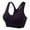 Black, variant on Bras for Women Front Zip Sports Bra High Workout Yoga Running Top Breathable Supportive Seamless Comfort Fitness Activewear Sports Bras for Women,White,3XL