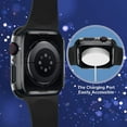 thumbnail image 2 of Protecteur d'Écran Compatible avec Apple Watch Series 7 41mm, Ultra Fin en Verre Trempé HD, Couverture Complète Compatible avec iWatch Series 7, 2 of 5