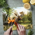 thumbnail image 3 of CounterArt "Tranquil Moose" Tempered Glass Cutting Board 10" by 8", 3 of 7