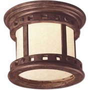 Santa Barbara EE 1-Light Outdoor Ceiling Mount by Maxim 85030MOSE in Brown Finish