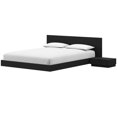 thumbnail image 3 of Satori 4 Piece Low Platform Queen Bedroom Set in Black, 3 of 5