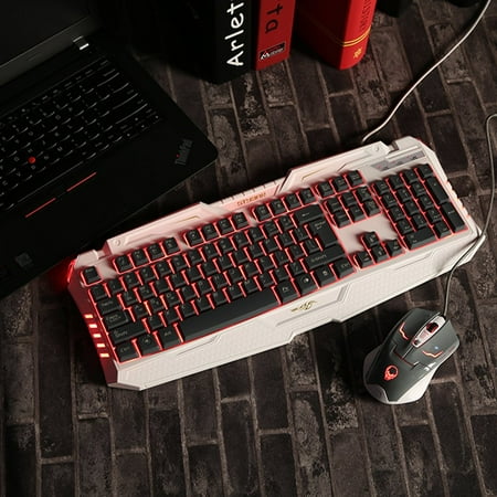 Backlit Keyboard Ergonomic USB Wired Gamer LED Gaming Keyboard Quality