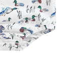 thumbnail image 4 of larppty Infant Baby Boy Girl Mallard Duck Romper Short Sleeve Animal Duck One Piece Bodysuit Tops Hunting Baby Clothes（White， 0-3 Months）, 4 of 6