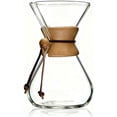 thumbnail image 3 of Pour Over Coffee Maker Glass - 6/8/10 Cup Barista Kit with 304 Stainless Filter for Home, Office, Camping, Cafes - Easy Clean Coffee Dripper Set (Rag&Brush Included) (10 Cup/34oz), 3 of 8