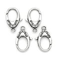 thumbnail image 1 of CUITING Cousin DIY Silver Lobster Clasp  4 Pc  Large Metal Clasp  16 x 30mm, 1 of 9