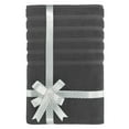thumbnail image 2 of American Soft Linen Luxury 35x70 Jumbo Large Bath Towel, 100% Cotton Turkish Bath Towel Sheet, Dark Gray, 2 of 9