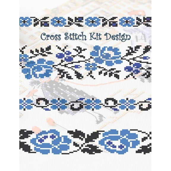 Cross Stitch Kit Design: Graph Paper for Creating Cross Stitch and Embroidery Patterns, Book Size 8.5" x 11" 150 graph p, (Paperback)