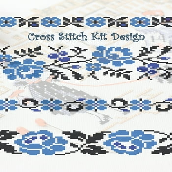 Cross Stitch Kit Design : Graph Paper for Creating Cross Stitch and Embroidery Patterns, Book Size 8.5" x 11" 150 graph paper pages (Paperback)