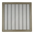 thumbnail image 6 of Fits 14x14 Duct Opening | Return Air Floor Grille by Handua| Walkable Vent Cover Grill for Floor | Brown | Heavy Duty Fixed Blades | Outer Dimensions: 15.75"W X 15.75"H, 6 of 9