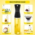 thumbnail image 2 of Pulverizador de aceite. Botella pulverizadora de aceite de cocina, dispensador de aceite de 220ml, botella dosificadora de aceite de oliva, pulverizador de aceite y vinagre para cocinar, 2 of 5