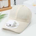 thumbnail image 2 of ibiyuan Solar Fan Hat for Women Sun Wide Brim Fishing Hat Solar Powered Fan Hat Fishing Hat for Men 2-In Hands-Free Hat Fan Sun Hats for Women Fan Hat for Camping & Beach, 2 of 3