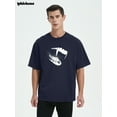 thumbnail image 3 of Whichone Mens Short Sleeve Graphic Tee - Sharp Teeth - Regular Fit 100% Cotton, 3 of 9