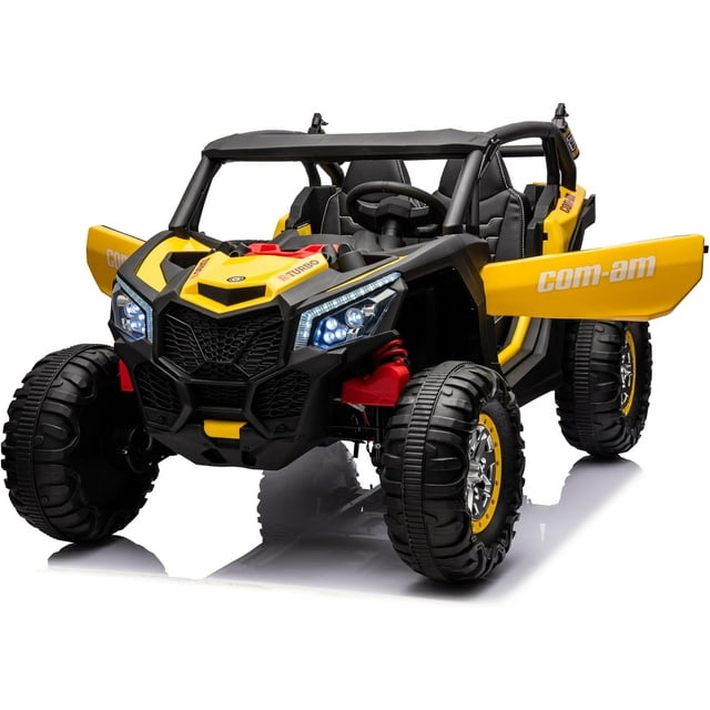 24V 2-Seater UTV, 4WD 300W Electric Car with Remote Control & 4 Shock Absorbers