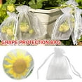 thumbnail image 2 of PFDDRW Sac en Maille de Gaze BOWTONG Sac Anti-Insectes Résistant à l'Usure Respirant Réutilisable Aubergine Grappe Tomate Housse de Protection, 2 of 8