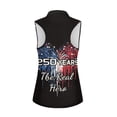 thumbnail image 2 of HUIACONG 4th Of July Firework Print Womens Golf Shirt, Sleeveless Sleeveless Golf Shirts Skin Friendly Trendy Tennis Shirts Stretchy, 2 of 7