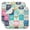 Cameosa-639, variant on Vintage Mandala Coffee Mat with Abstract and Decorative Floral Pattern – Lightweight Microfiber Spill Pad, Foldable Dish Drying Pad for Home and Cafe Use