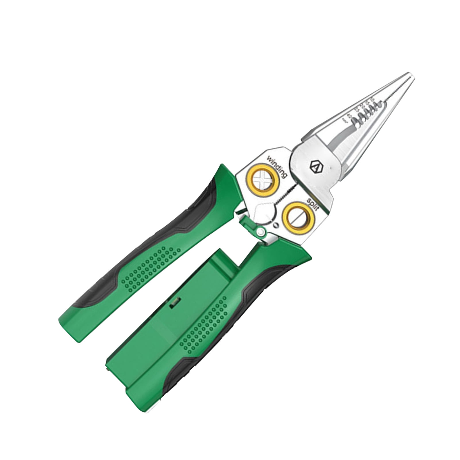 Wire Stripper Tool, 8 in 1 Needle Nose Pliers, Stainless Steel Stripping Pliers, Multifunctional Copper Wire Stripper For Electric Cable Stripping
