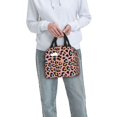 thumbnail image 6 of Kdxio Leopard Print Insulated Lunch Bag,Reusable Tote Lunch Box for Women Men,Leakproof Cooler Lunch Bags for Work Office Travel Picnic, 6 of 6