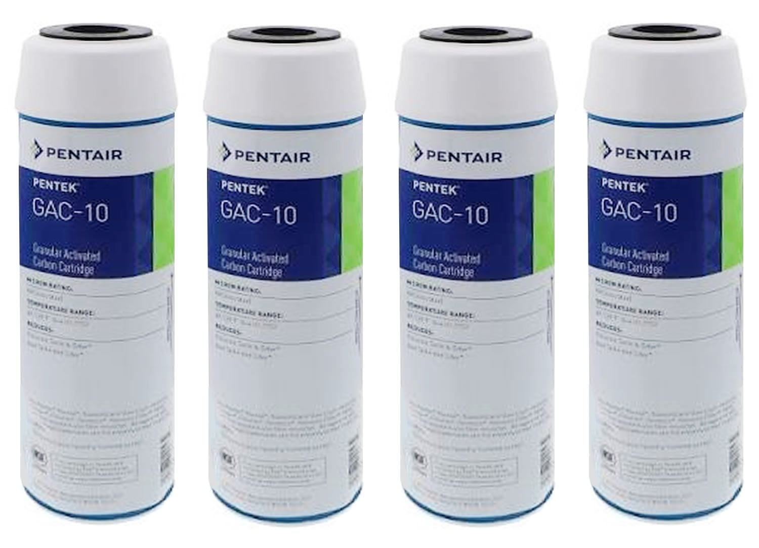 Pentair Pentek GAC-10 10" Undersink Granular Activated Carbon Taste & Odor Water Filter