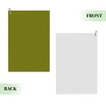 thumbnail image 2 of Easygdp Olive Golf Towel 24x16in for Men and Women with Carabiner Clip for Easy Attachment, 2 of 8